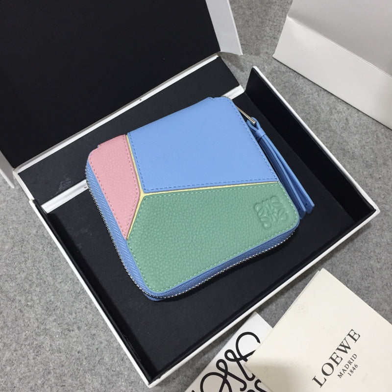 Loewe Puzzle系列 拉鍊短夾
