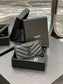 YSL 新品卡包_黑色黑扣