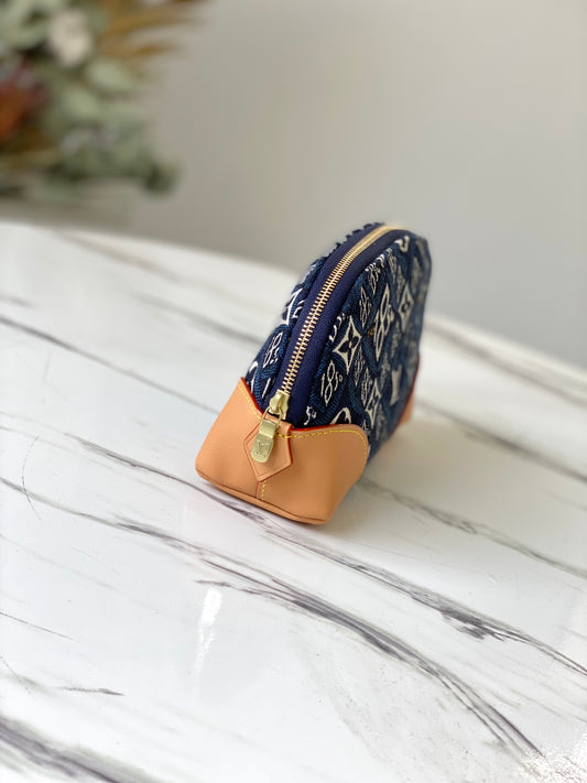 LV M80307 提花織物化妝包