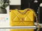Chanel 19Bag-小號黃色