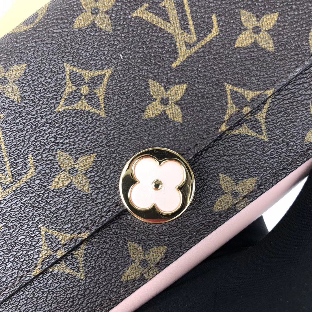 LV M64585 Flore 翻蓋長夾