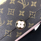 LV M64585 Flore 翻蓋長夾