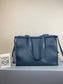 羅L威-Cushion tote 小牛皮 深藍色