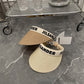 JIL SANDER 草編空頂遮陽帽