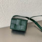 B編織-羊皮方格Mini cassette Bag 迷你編織包 12x8x4cm