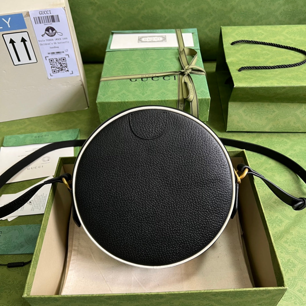 古G家- adidasxGucci聯名系列 肩背包 22x22x7cm 黑色拼