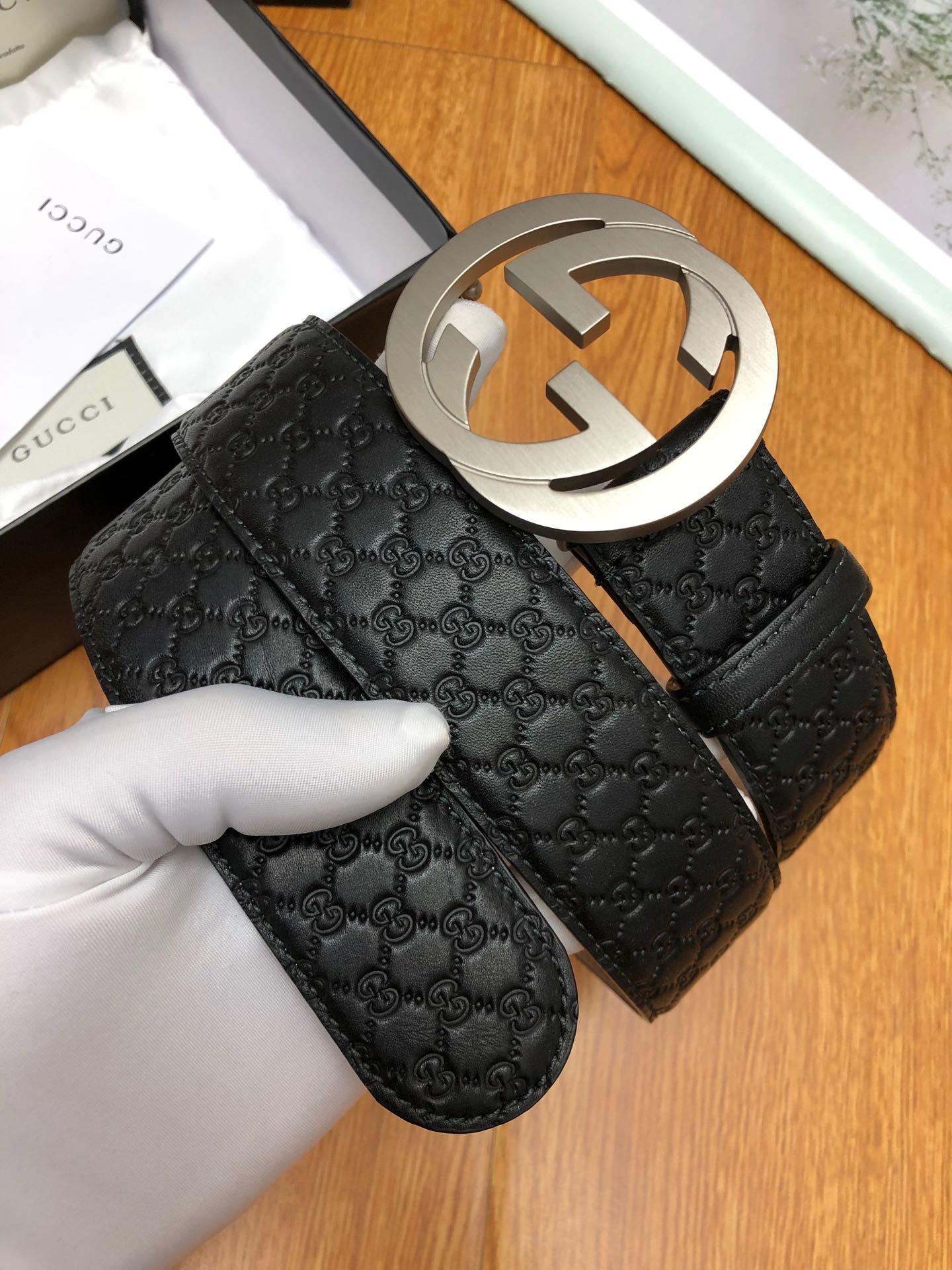 古G家-皮帶-3.8cm-男款
