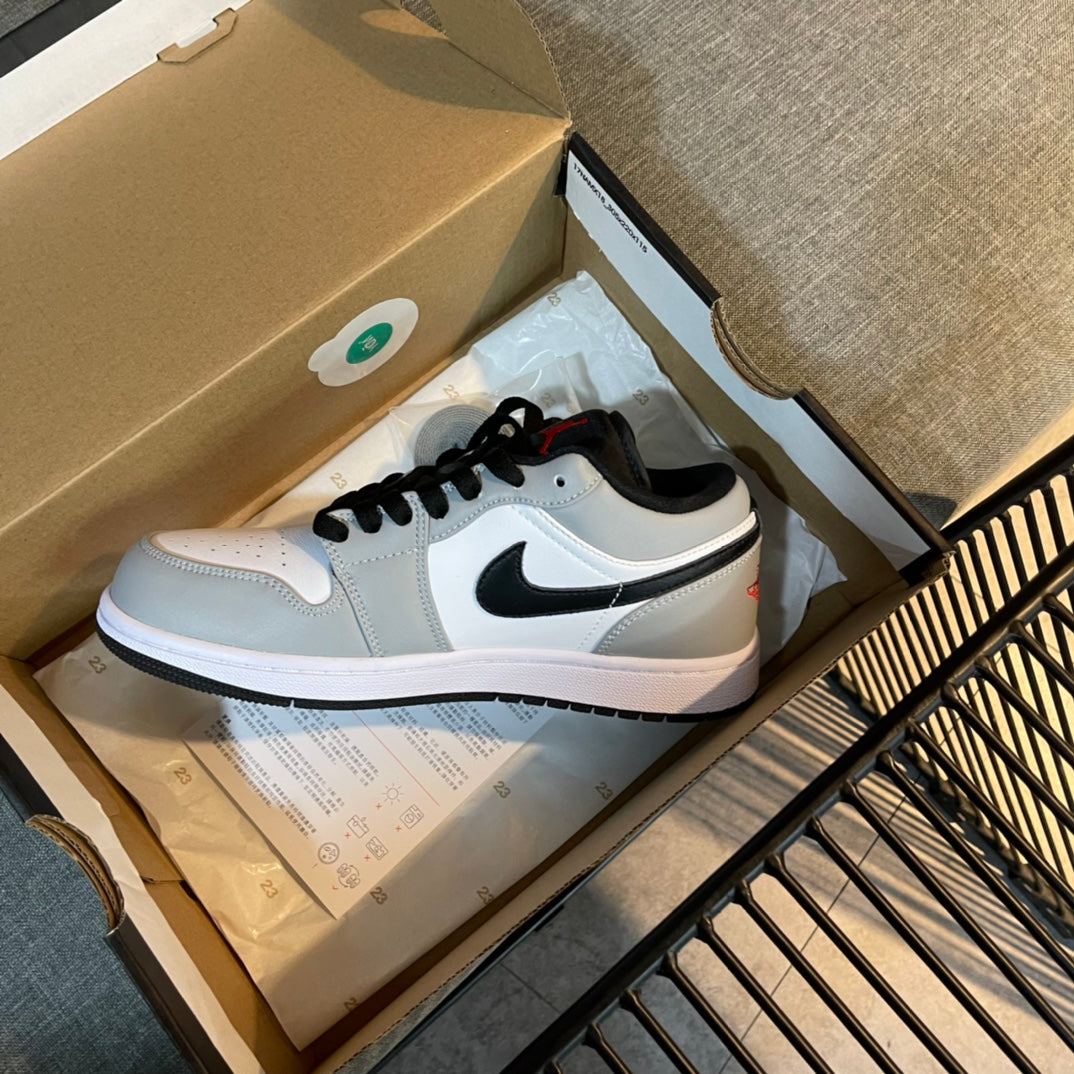 N1K-Air Jordan 1 Low 板鞋 休閒鞋 灰黑色