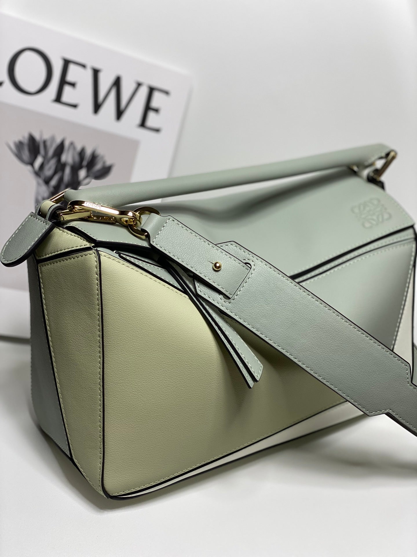 羅L威-Puzzle bag 小牛皮 大號