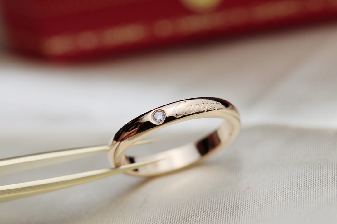 Cartier 一顆鑽石戒指
