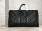 Lou-Keepall 50 旅行袋 老花刺繡圖黑色