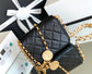 Chanel 復古金幣鏈條口蓋包