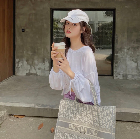 Dior Book Tote-大號41.5cm-灰色老花