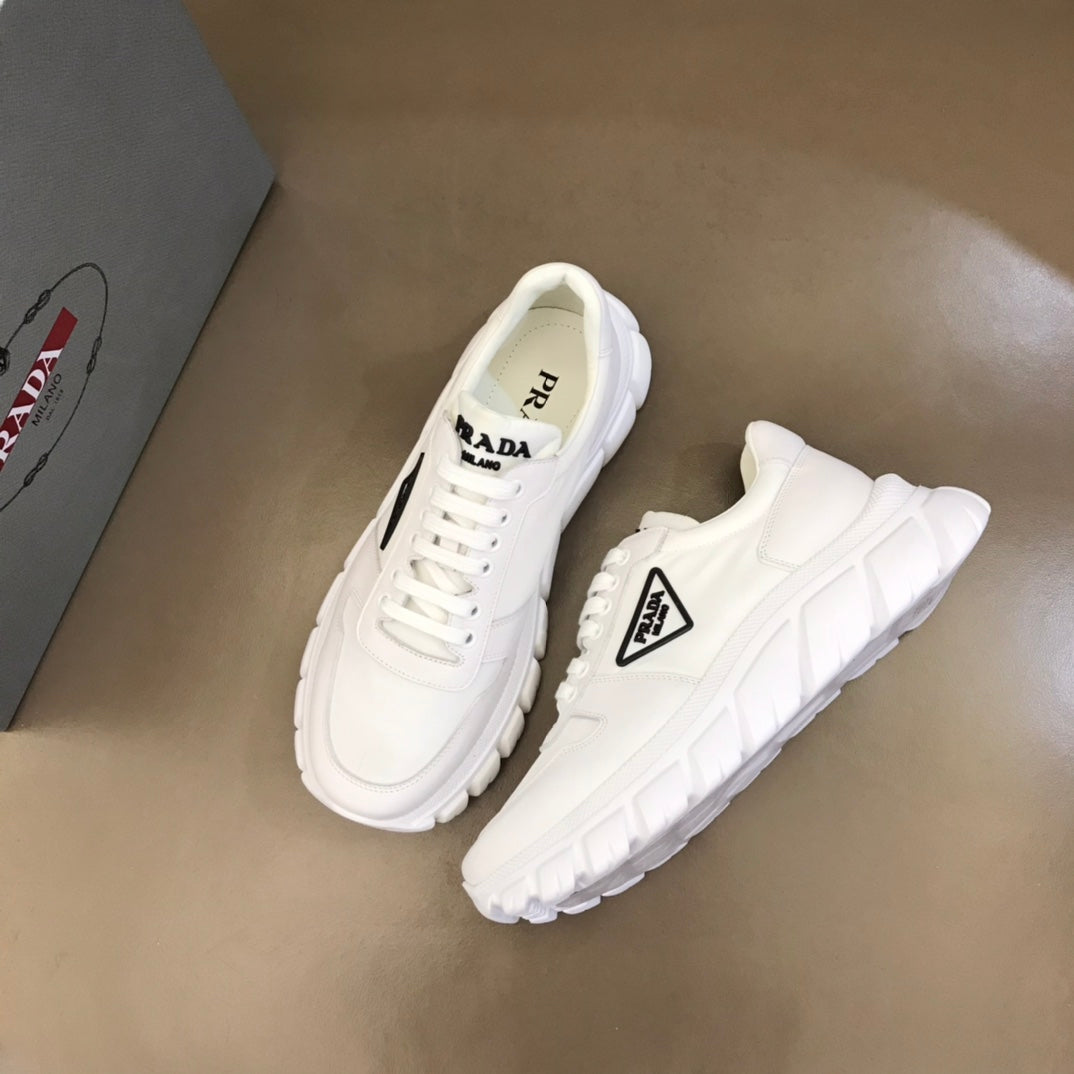 Pra-厚底休閒鞋 運動鞋 白色