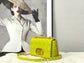 Dior Caro 小號20cm-綠黃小牛皮