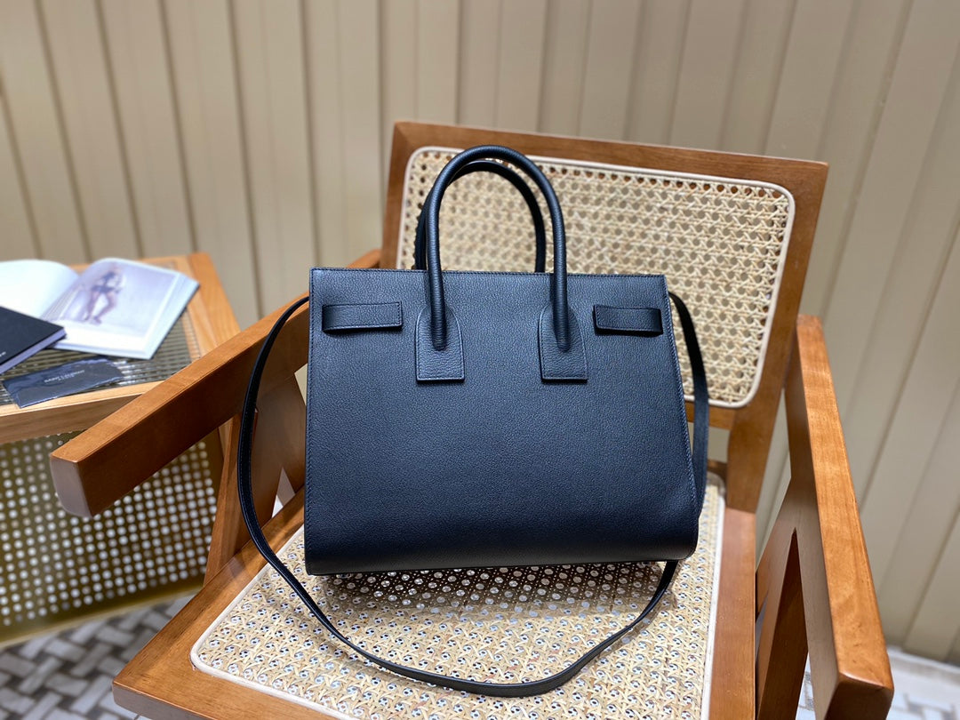 聖Y羅-sac de jour 風琴包山羊紋 黑色 32cm