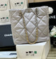 小香家-2022秋冬新款 19 bag tote購物包 銀灰色