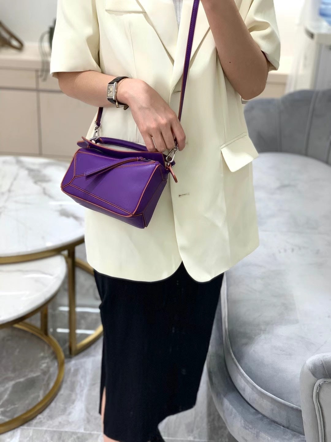 羅L威-Puzzle bag 小牛皮 小號