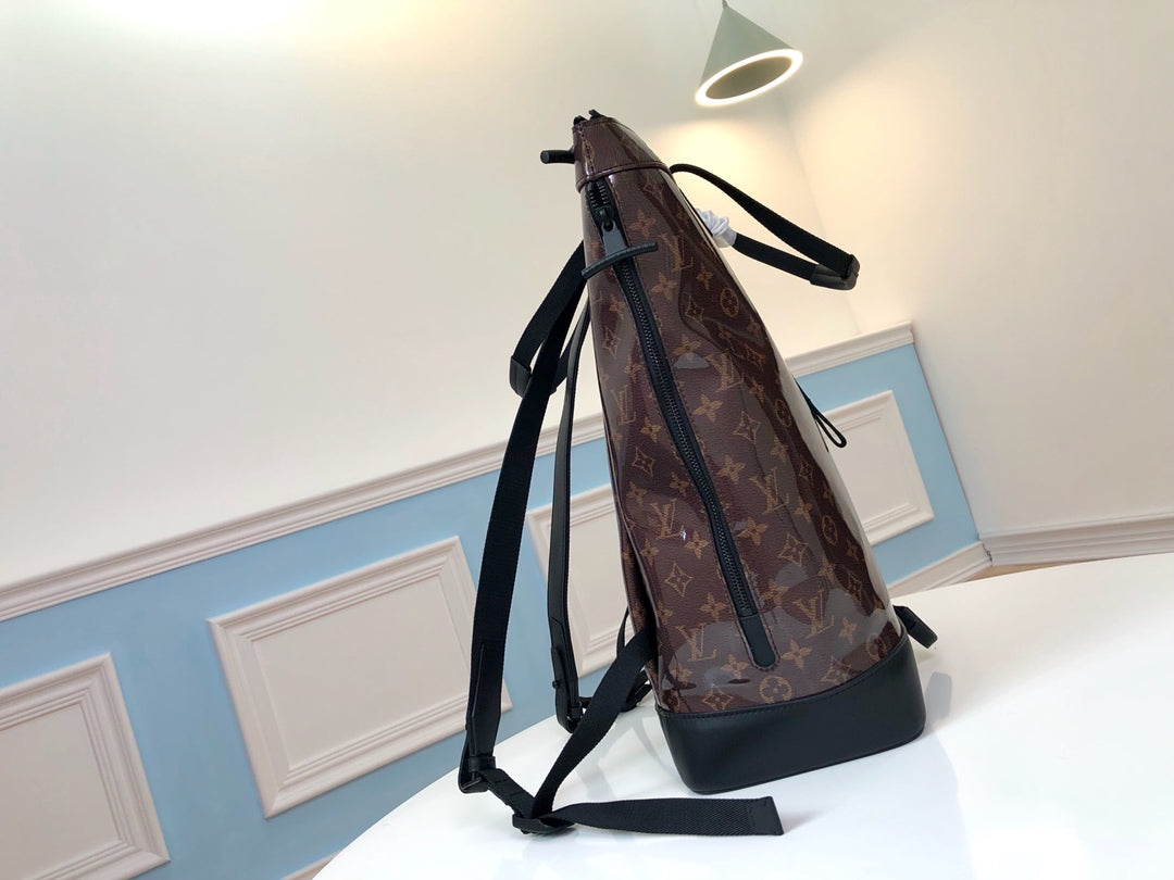 Lou-Tote Monogram Glaze 後背包 袋包 老花咖色