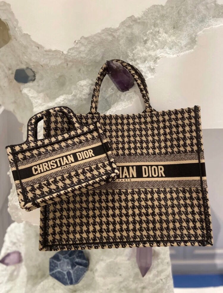 Dior Book Tote-大號41.5cm-千鳥格