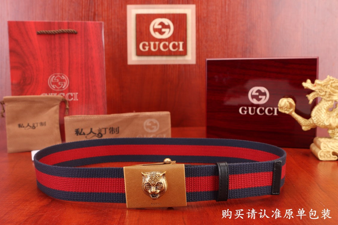 古G家-皮帶-3.8cm-男款
