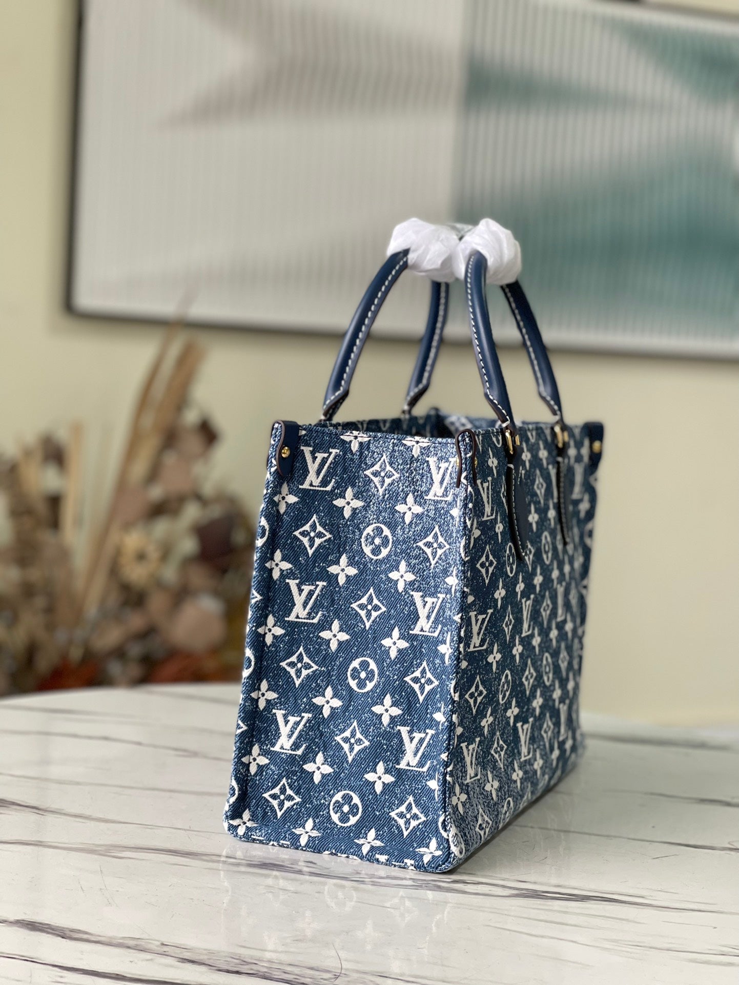 M59608 路L家- Onthego 手袋 牛仔藍