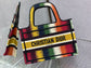 Dior Book Tote-Mini 23cm-彩色條紋