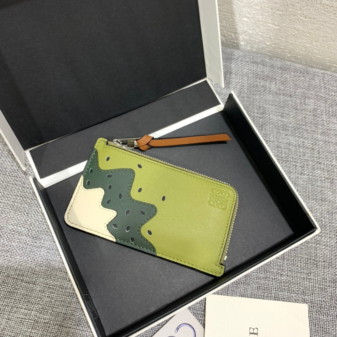 Loewe 奇異果拉鍊小卡包