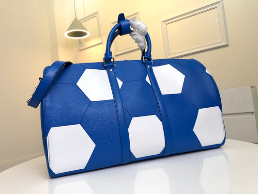 Lou-Keepall 50旅行袋 藍色