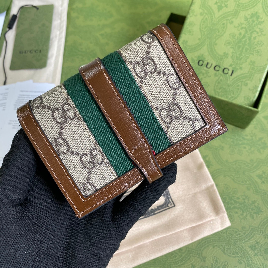 Gucci Jackie1961 系列拉鍊卡包短夾