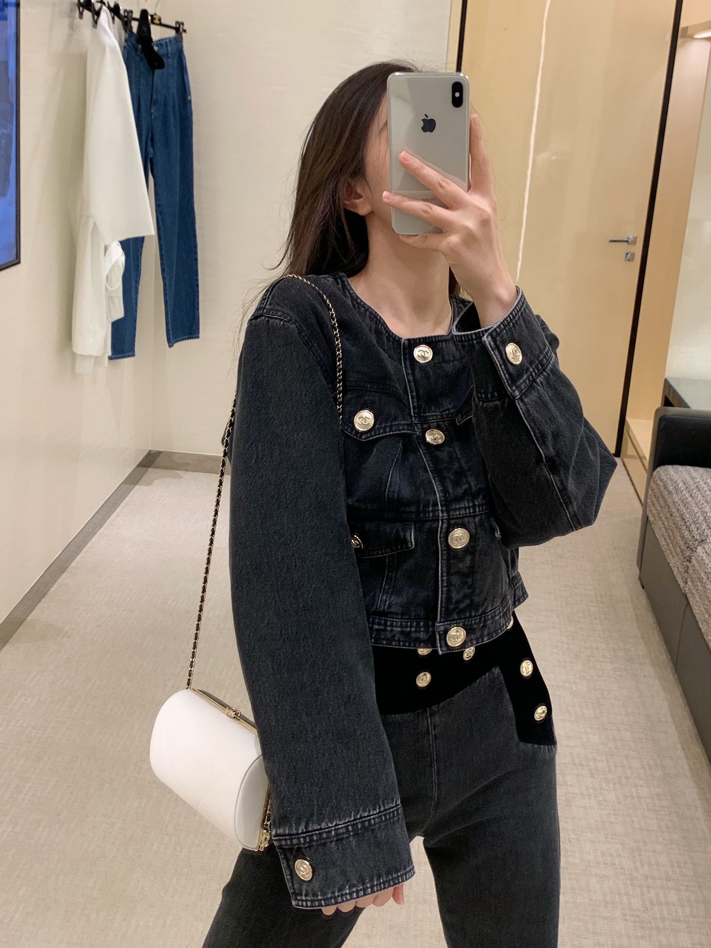 Chanel 2020高級手工坊系列黑白晚宴包
