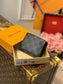 LV M60451 黑色棋盤格 Victorinem 短夾