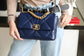 Chanel 19Bag-小號深藍