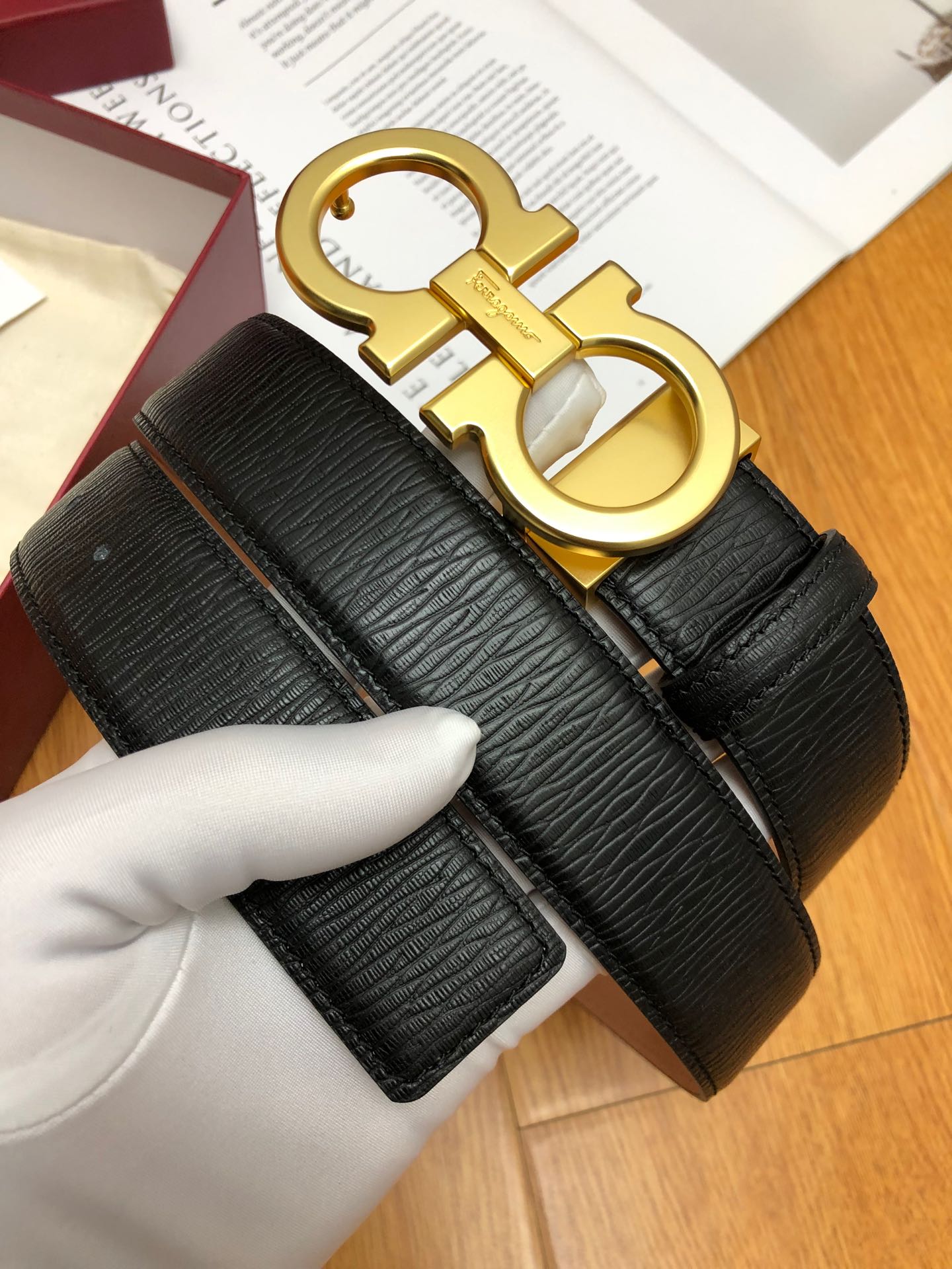 SF菲拉格-皮帶-3.5cm-男款