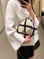 Chanel 19Bag 牛皮款-黑白格紋
