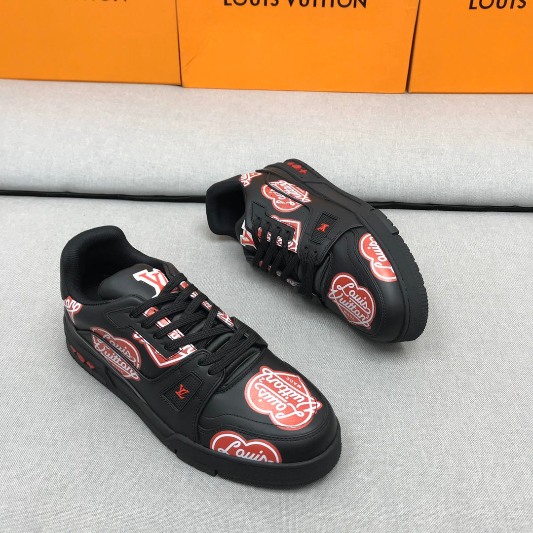 Lou-TRAINER 板鞋 休閒鞋 黑色