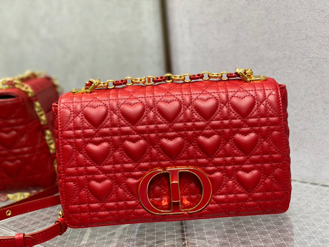Dior-Caro 愛心七夕系列 中號 紅色