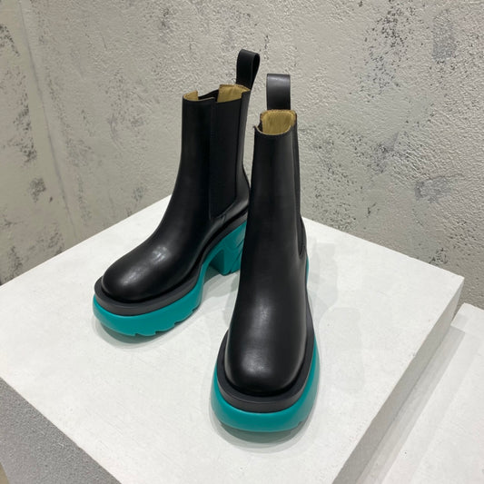 B編織-22ss 厚底中筒靴（35-39，40-41可訂製）