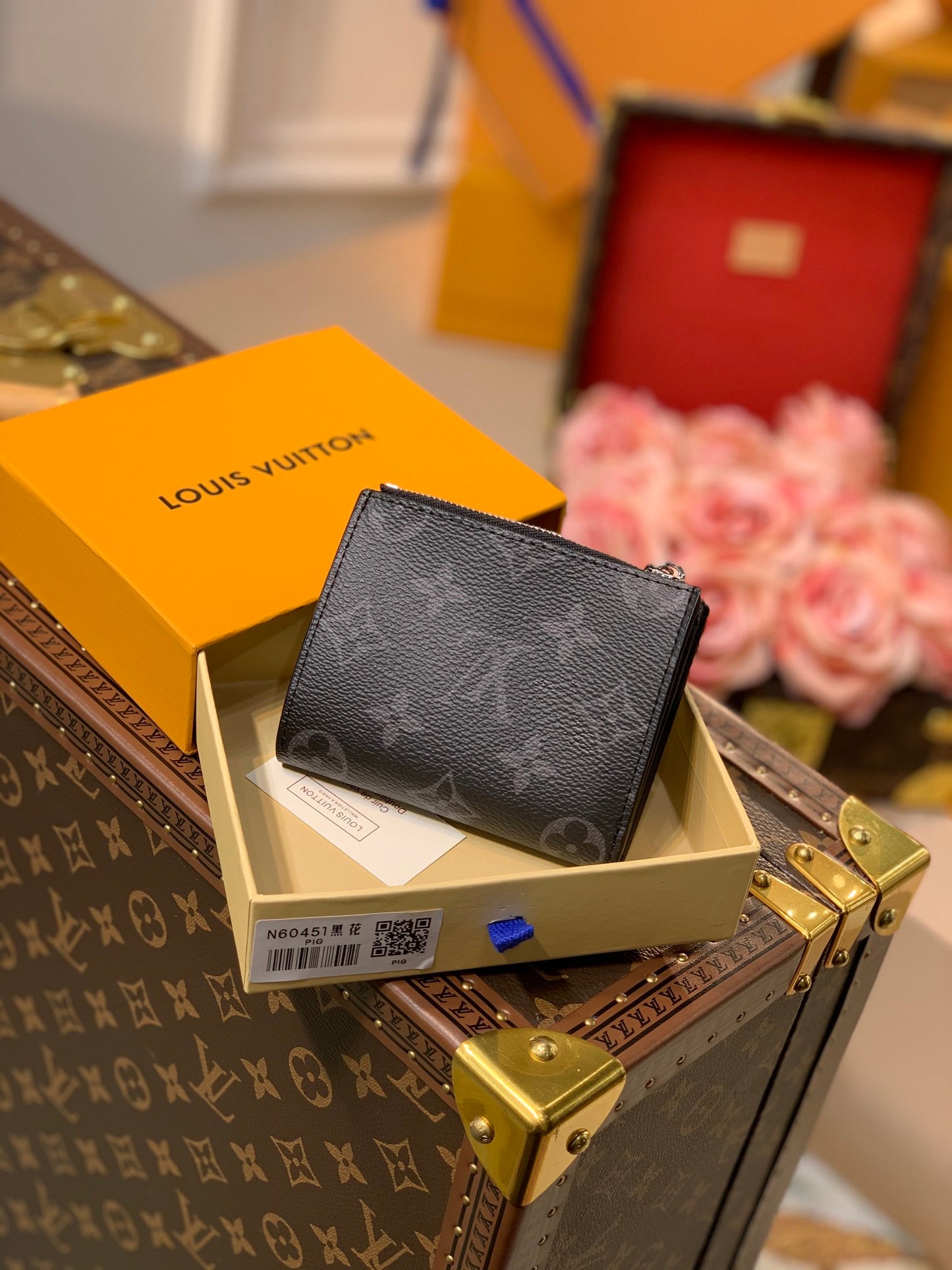 LV M60451 老花 Victorinem  短夾