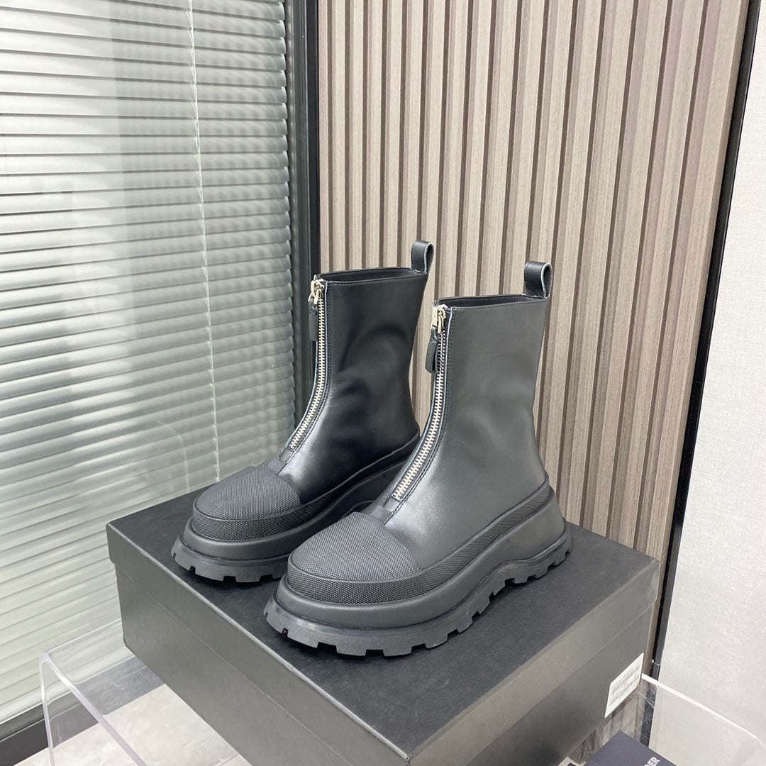 Jil sander-厚底短鞋