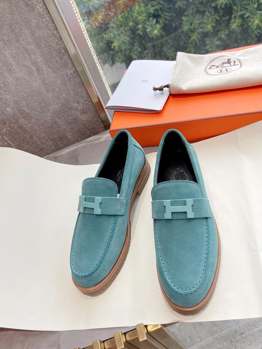 小愛款-22FW 樂福鞋 藍色