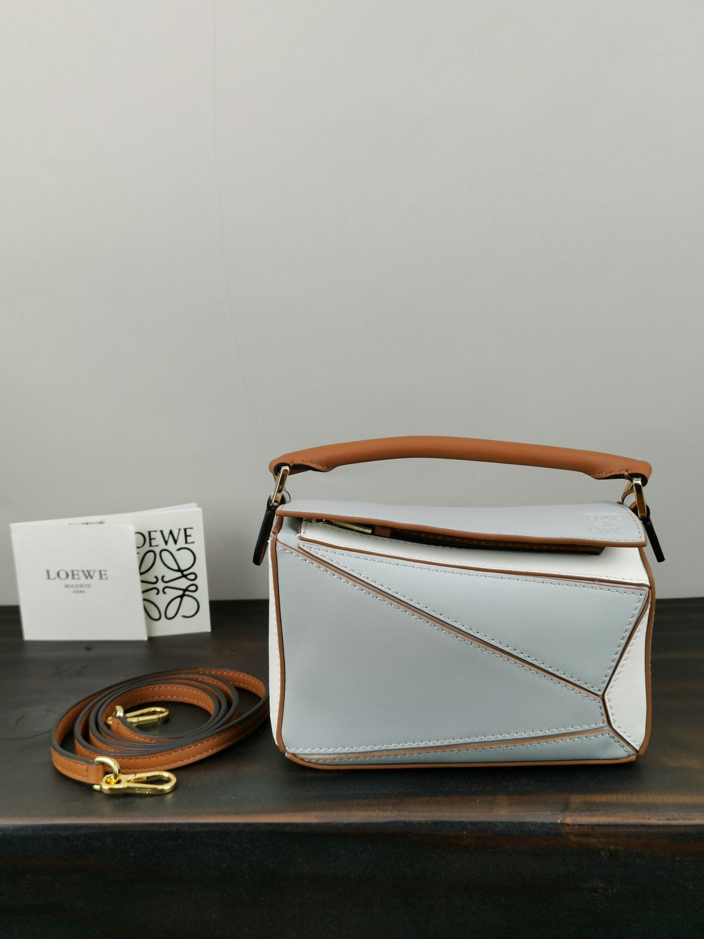 羅L威-Puzzle bag mini 小牛皮