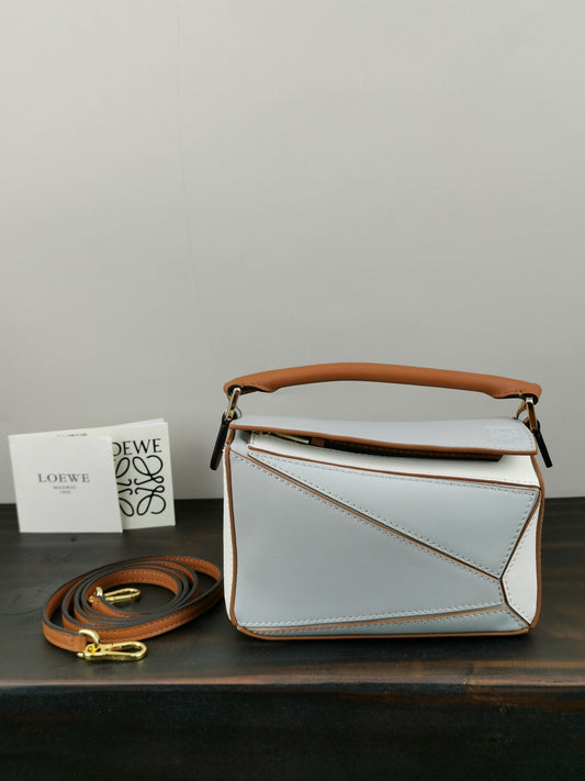羅L威-Puzzle bag mini 小牛皮