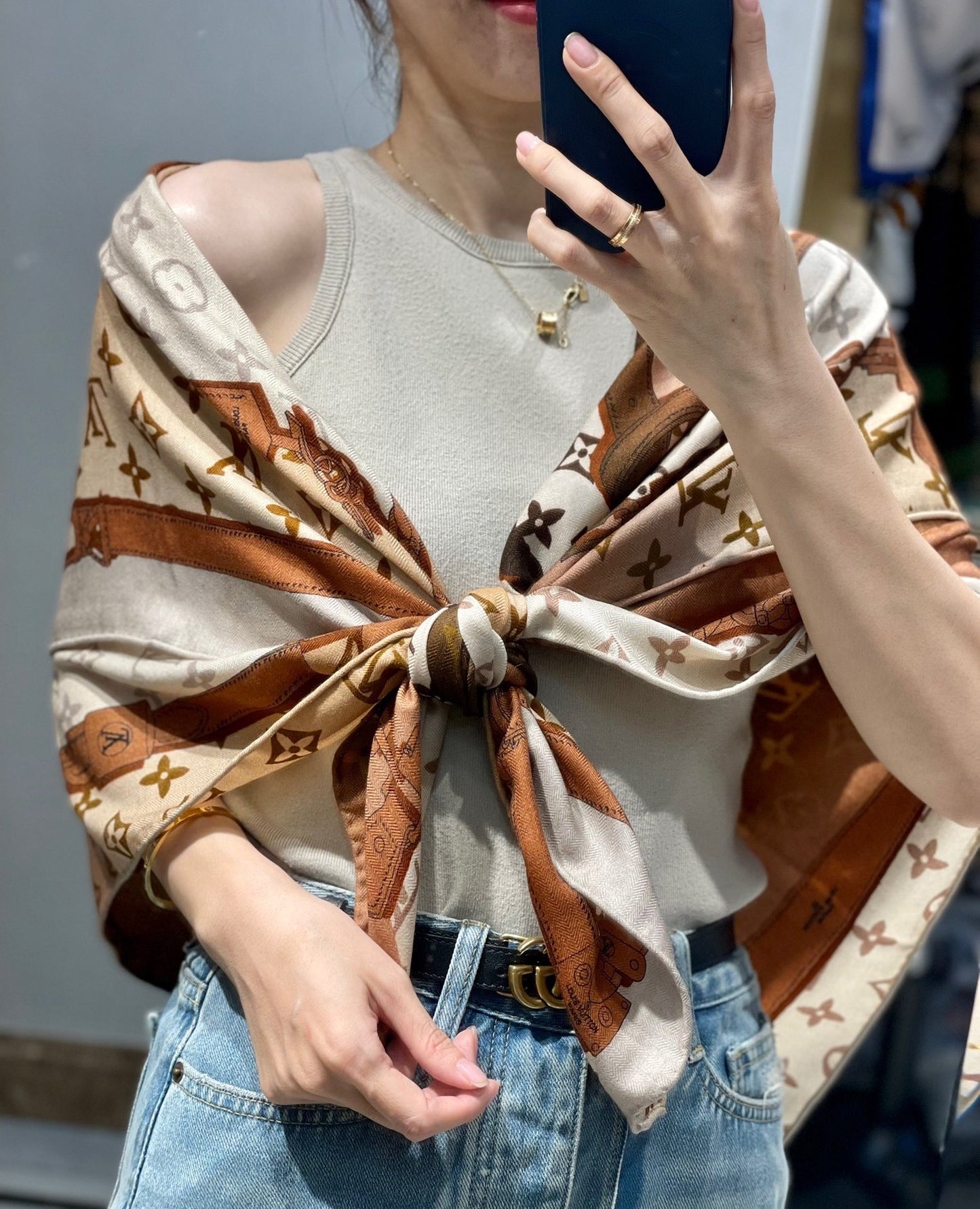 路L家-雙面同色圍巾 110*110cm baby絨級別