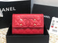 Chanel 復古CC荔枝牛皮-翻蓋中夾-復古五金