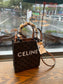 熱銷款 Celine Mini Cabas 棕色老花