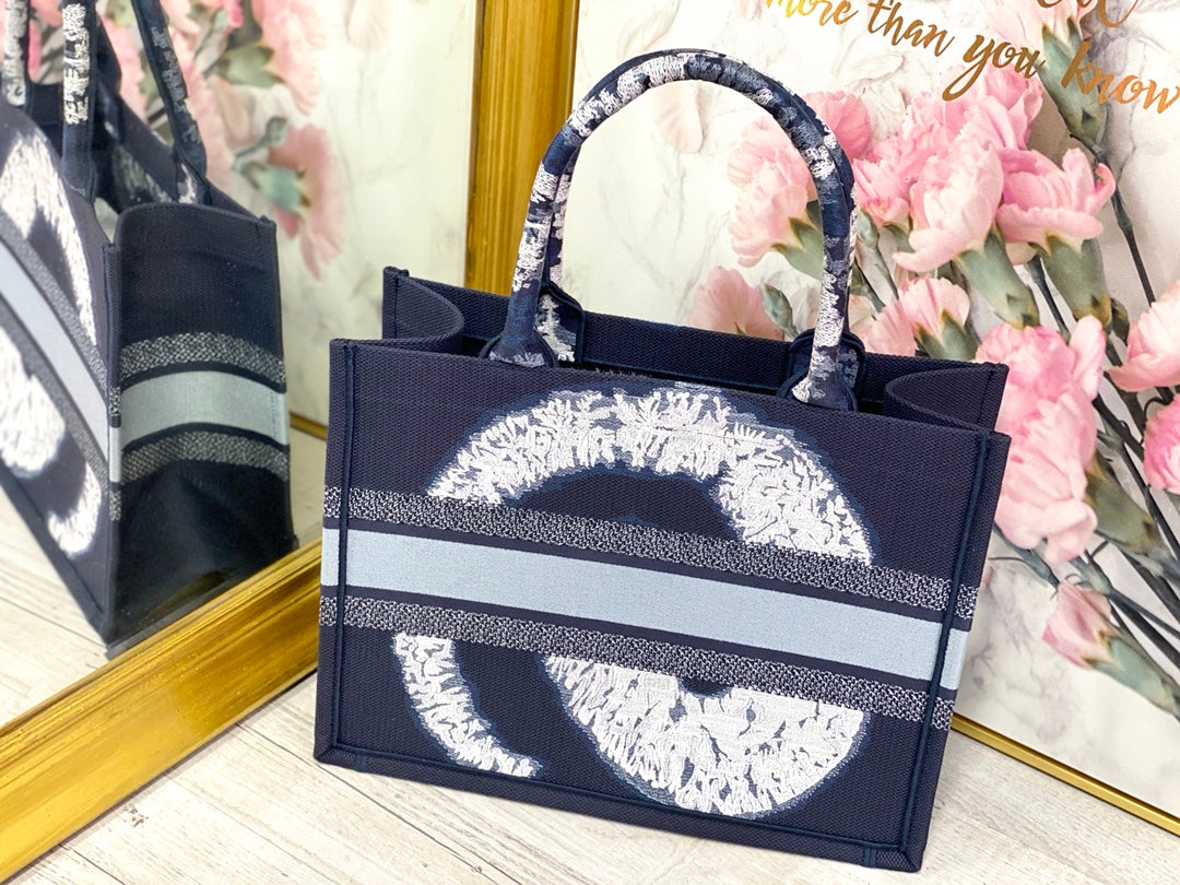 Dior Book Tote-小號36.5cm-黑旋風