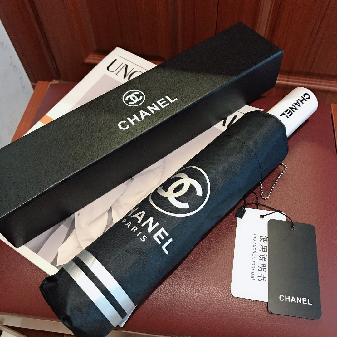 CHANEL-雨傘-黑色