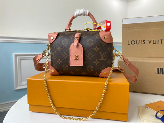M45531 路L家-Petite Malle Souple 手袋 桃色 芯片版