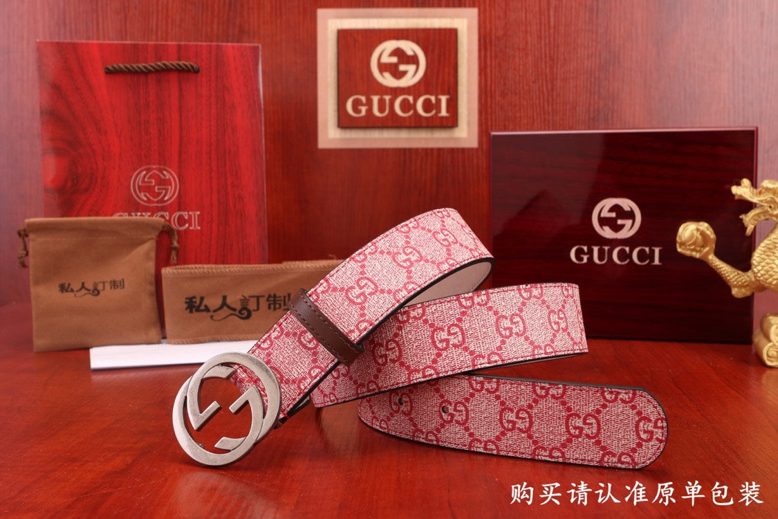 古G家-皮帶-3.4cm-男款